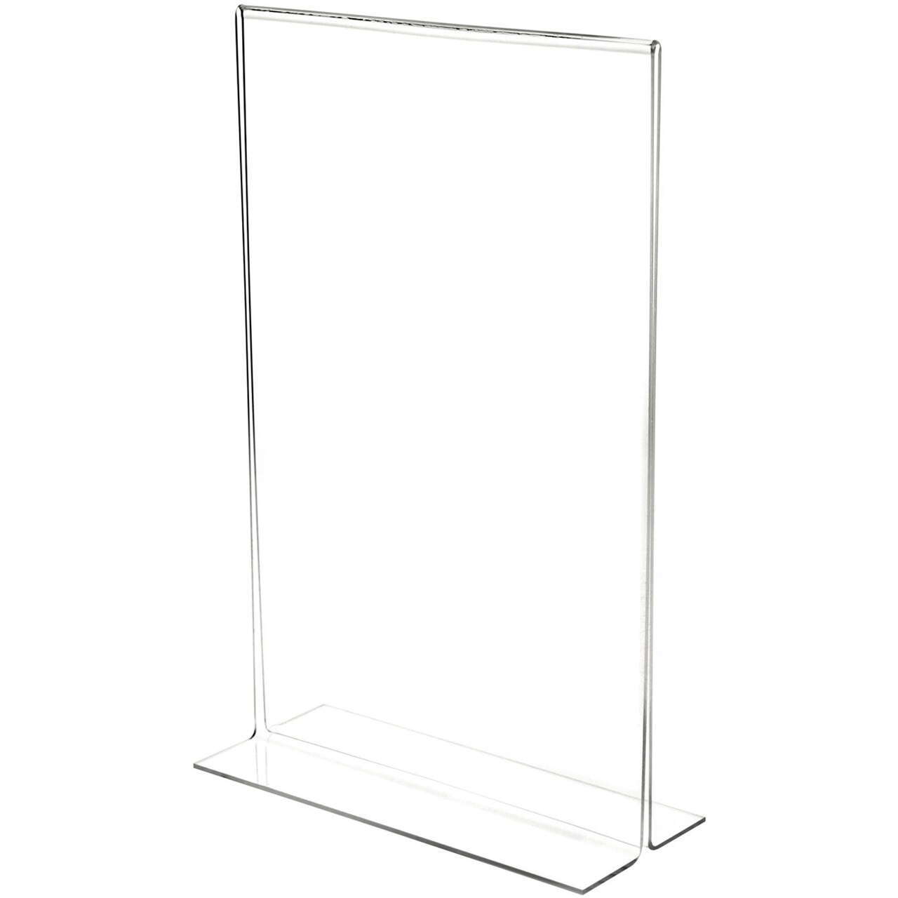 Plymor Clear Acrylic Sign Display / Literature Holder (Bottom-Load), 11" W x 17" H